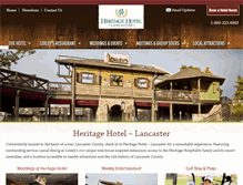 Tablet Screenshot of heritagelancaster.com